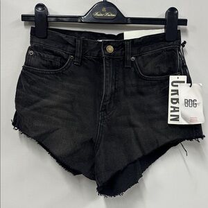 BDG Charcoal Denim Cutoff cheeky Shorts new urban outfitters 24